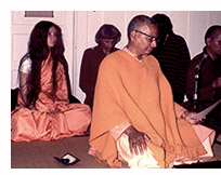 Radha Speer & Swami Venkatesananda at Satsang