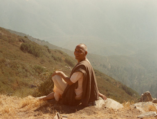 SiteFiles/photos/Swami Venkatesananda In The Mountains Outside Los Angeles