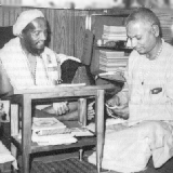 Swami Venkatesananda with Swami Muktananda