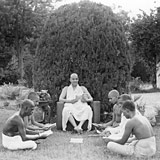 Study or Proofing Session at the Sivananda Ashram